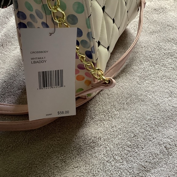 💜💜💜 Luv Betsey by Betsey Johnson Quilted Crossbody Bag. NWT - Picture 10 of 15